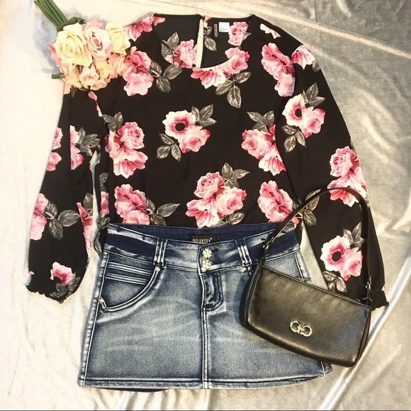 Denim Mini Skirt - Picture 2 of 8